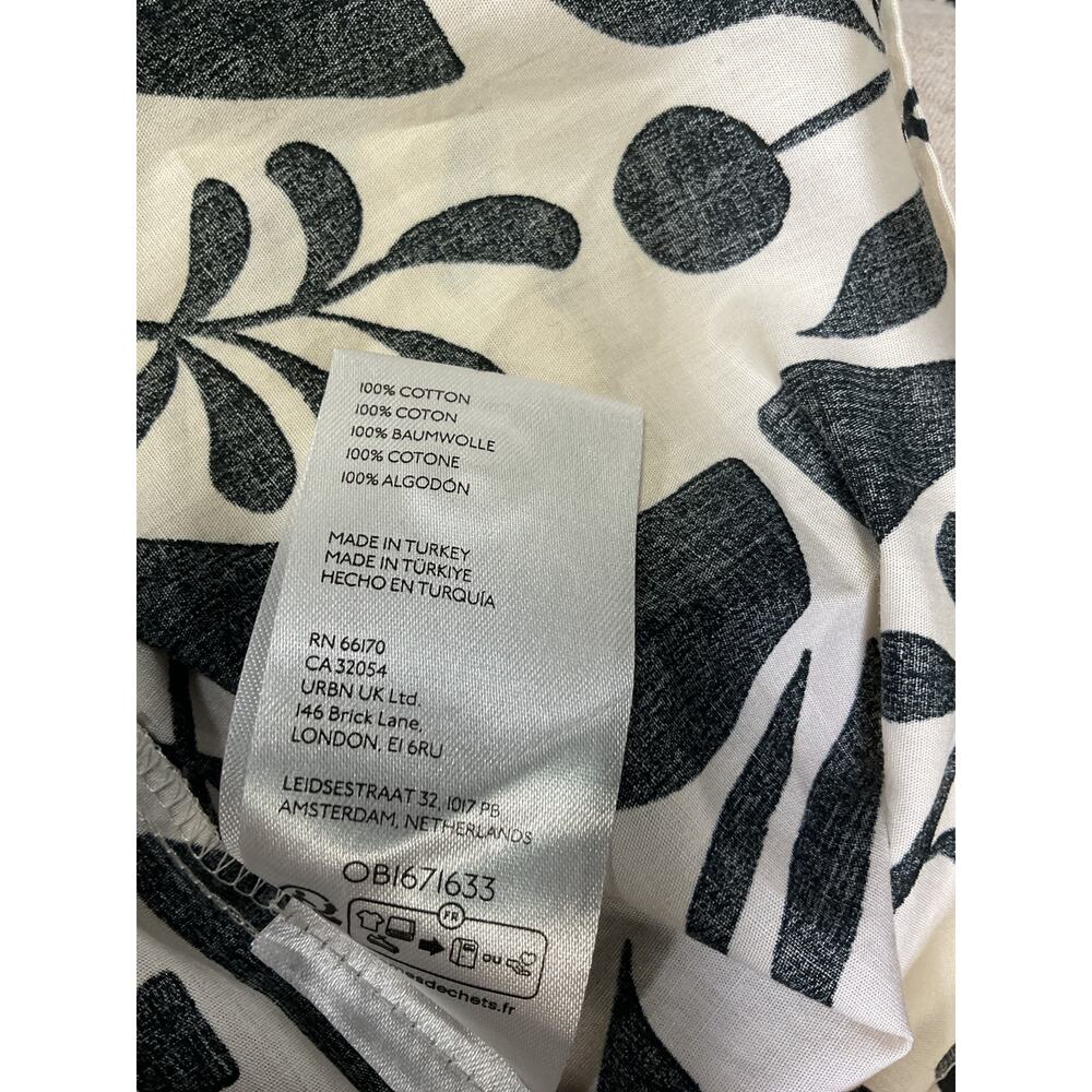 Maeve Cream and Black Abstract Print Midi Dress - Picture 5 of 5